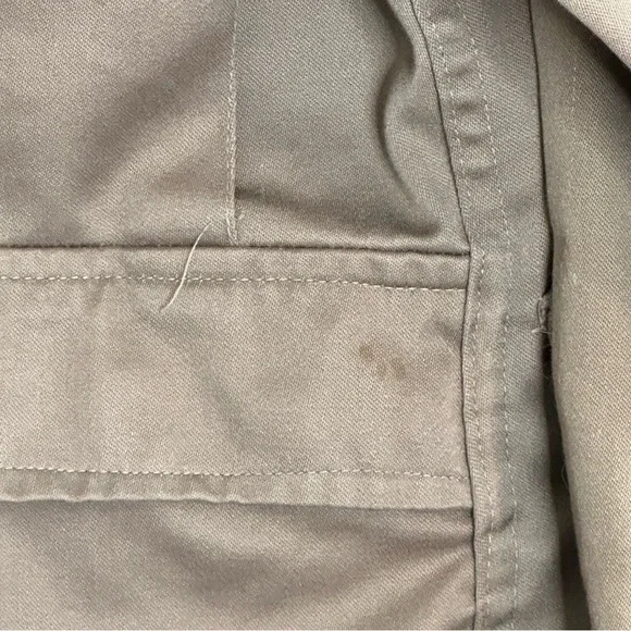 Vintage 50s Allen sportswear Hunting jacket Brown button front - Picture 4 of 4